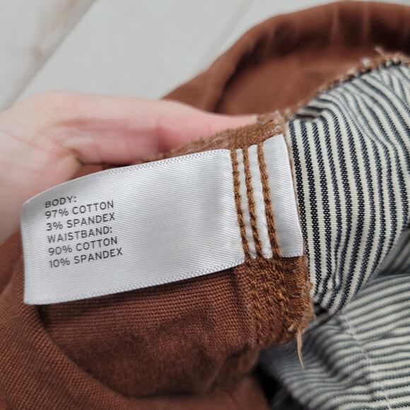 Duluth utility cargo pants straight leg double knee rust red 18 - Picture 7 of 9